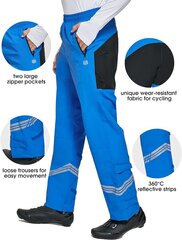 Мужские дождевики - брюки FitsT4, синие цена и информация | Мужские брюки | pigu.lt