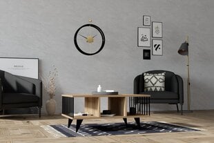 Кофейный столик Asir, 90х40х60 см, коричневый цена и информация | Журнальные столы | pigu.lt