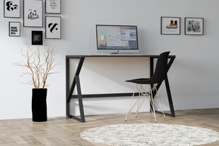 Studijų stalas, Asir, 120x75x60 cm, pilka kaina ir informacija | Kompiuteriniai, rašomieji stalai | pigu.lt