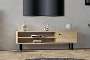 TV blokas, Asir, 120x38x30 cm, smėlio spalvos kaina ir informacija | TV staliukai | pigu.lt