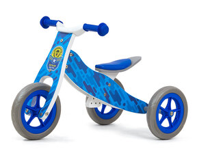 Balansinis dviratukas-triratukas 2in1, Cool Milly Mally, mėlynas kaina ir informacija | Balansiniai dviratukai | pigu.lt