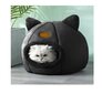 Pliušinė katės lova-guolis, 40x37cm, juodas kaina ir informacija | Guoliai, pagalvėlės | pigu.lt