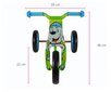 Balansinis dviratukas-triratukas 2in1, Cool Bob Milly Mally, žalias kaina ir informacija | Balansiniai dviratukai | pigu.lt