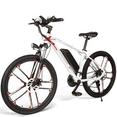 Elektrinis dviratis Samebike MY-SM26 26", baltas kaina ir informacija | Elektriniai dviračiai | pigu.lt