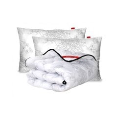 Всесезонное антиаллергенное одеяло 220х200 см + 2 подушки 70х80 см цена и информация | Одеяла | pigu.lt