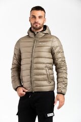 Мужская утепленная куртка Champion 216647-GS044-M, бежевая цена и информация | Мужские куртки | pigu.lt