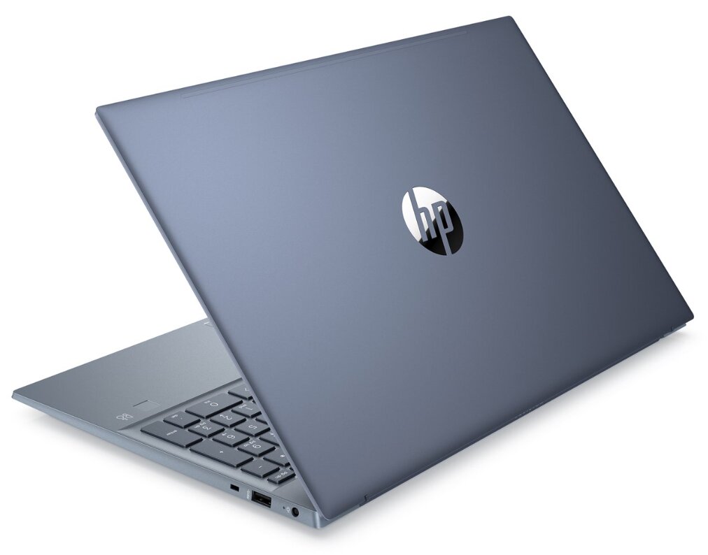 HP Pavilion 15-eh3008ny AMD Ryzen 5-7530U, RAM 16 GB, 512 GB SSD, AMD Radeon Graphics, Windows 11 Home, Blue Wind цена и информация | Nešiojami kompiuteriai | pigu.lt