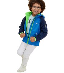 Детская куртка Outburst софтшелл 84836*01 4058627097480, синяя/тёмно-синяя цена и информация | Куртки для мальчиков | pigu.lt