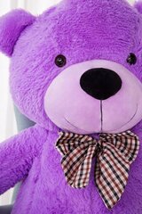 Pliušinis meškiukas, 160 cm, violetinis цена и информация | Мягкие игрушки | pigu.lt