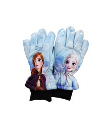 Детские перчатки Frozen 181152 01 181152*01-7/8, голубые цена и информация | Шапки, перчатки, шарфы для девочек | pigu.lt