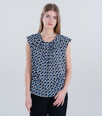 Zabaione женская блуза KATHE PL*P4005, черный/синий 4067218729143 цена и информация | Женские блузки, рубашки | pigu.lt
