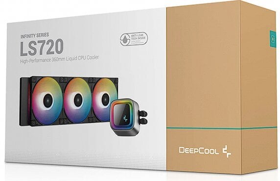 Deepcool LS720 S Digital Liquid Zero Dark R-LS720-BKNNMM-G-1 kaina ir informacija | Procesorių aušintuvai | pigu.lt