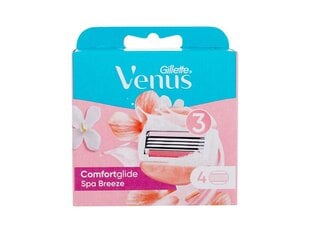 Бритвенные головки Gillette Venus Spa Breeze Blades для женщин, 4 шт. цена и информация | Косметика и средства для бритья | pigu.lt