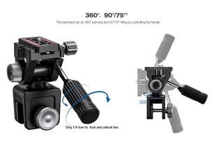 Leofoto WN-01 kaina ir informacija | Fotoaparato stovai | pigu.lt