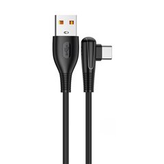 KAKUSIGA KSC-417 USB-A -> USB-C кабель для зарядки 20 Вт | 100 см черный цена и информация | Кабели для телефонов | pigu.lt