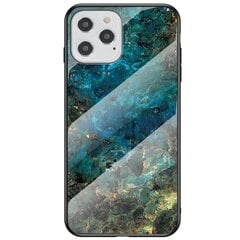 „Marble“ твердый силиконовый (TPU) чехол - синий (iPhone 12 / 12 Pro) цена и информация | Чехлы для телефонов | pigu.lt