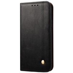 „Deluxe“ чехол-книжка - чёрный (iPhone 12 / 12 Pro) цена и информация | Чехлы для телефонов | pigu.lt