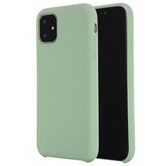 Kieto silikono (TPU) dėklas - žalias (iPhone 11) kaina ir informacija | Telefono dėklai | pigu.lt