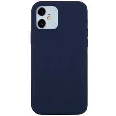 Kieto silikono (TPU) dėklas - mėlynas (iPhone 12 Mini) kaina ir informacija | Telefono dėklai | pigu.lt