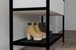Batų spinta Asir, 90x70x34 cm, balta kaina ir informacija | Batų spintelės, lentynos ir suolai | pigu.lt