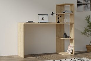 Stalas Asir, 121x51x75 cm, rudas kaina ir informacija | Kompiuteriniai, rašomieji stalai | pigu.lt