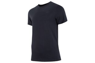 Marškinėliai vyrams H4Z22_TSM352, juodi kaina ir informacija | Vyriški marškinėliai | pigu.lt