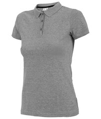 Polo marškinėliai moterims, pilki цена и информация | Футболка женская | pigu.lt
