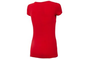 Marškinėliai moterims 4F, raudoni kaina ir informacija | Marškinėliai moterims | pigu.lt