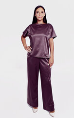 Пижамные штаны женские «Samanta» 23102, темно-фиолетовые цена и информация | Женские пижамы, ночнушки | pigu.lt