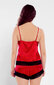 Pižaminiai šortai Etude Melisa 22204, raudoni/juodi kaina ir informacija | Naktiniai, pižamos moterims | pigu.lt