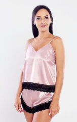 Tоп на бретелях Etude Melisa/21106, розовый+ черное кружево цена и информация | Женские пижамы, ночнушки | pigu.lt