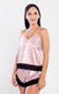 Pižaminiai šortai Etude Melisa 22207, rožiniai/juodi kaina ir informacija | Naktiniai, pižamos moterims | pigu.lt
