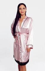 Халат Etude Melisa 24201, розовый + черное кружево цена и информация | Женские халаты | pigu.lt