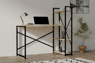 Stalas Asir, 120x75x60 cm, smėlio spalvos kaina ir informacija | Kompiuteriniai, rašomieji stalai | pigu.lt