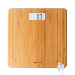 Salter 9294 WD3REU16 Bamboo Bathroom Scale цена и информация | Весы (бытовые) | pigu.lt