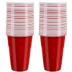 Žaidimas Beer Pong, 50 vnt. puodelių, 3vnt kamuoliukų цена и информация | Для вечеринок и праздников | pigu.lt