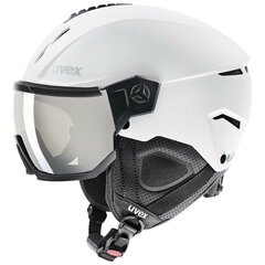 Slidinėjimo šalmas Uvex Instinct Visor S2, baltas цена и информация | Горнолыжные шлемы | pigu.lt