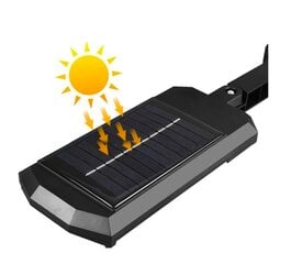 Gatvės lauko šviestuvas 400 W 6000 lm maitinamas saulės energija цена и информация | Уличные светильники | pigu.lt
