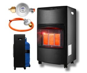 Dujinis šildytuvas Geko 4200 W juodas 420 x 730 mm цена и информация | Обогреватели | pigu.lt