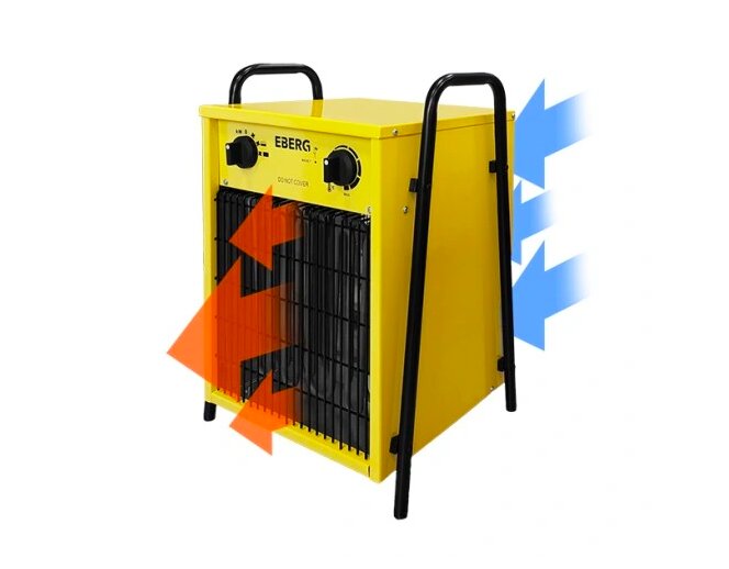 Elektrinis šildytuvas Eberg 9 kW kaina ir informacija | Šildytuvai | pigu.lt