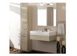 Pastatoma vonios spintelė Mobene Sonoma, 170cm, ruda kaina ir informacija | Vonios spintelės | pigu.lt
