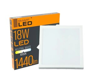 LED panelė, 18W, neutrali balta цена и информация | Монтируемые светильники, светодиодные панели | pigu.lt