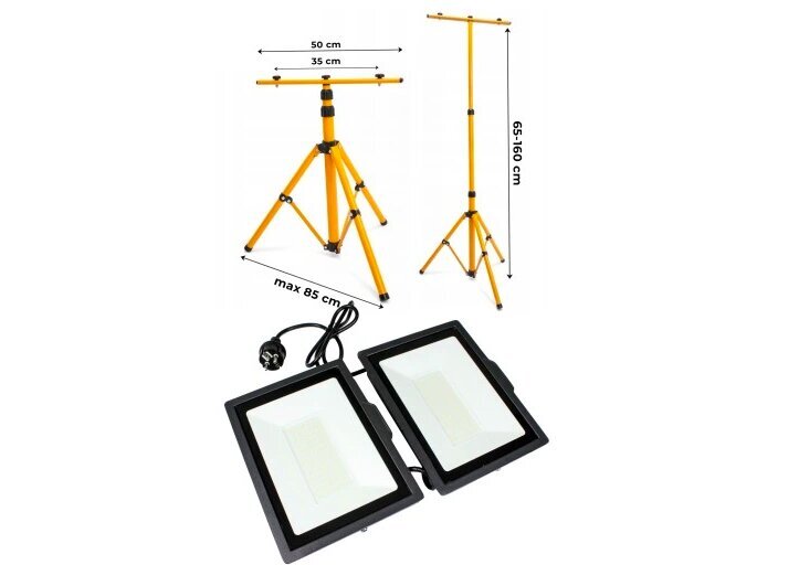 Smartled prožektorius LED 5815 halogeninis, 2x50W kaina ir informacija | Žibintuvėliai, prožektoriai | pigu.lt