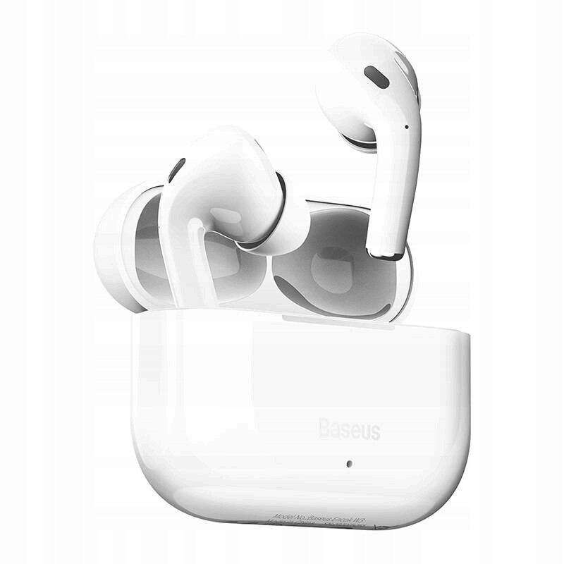 Baseus Encok W3 TWS Bluetooth 5.0 Wireless Buds, White kaina ir informacija | Ausinės | pigu.lt