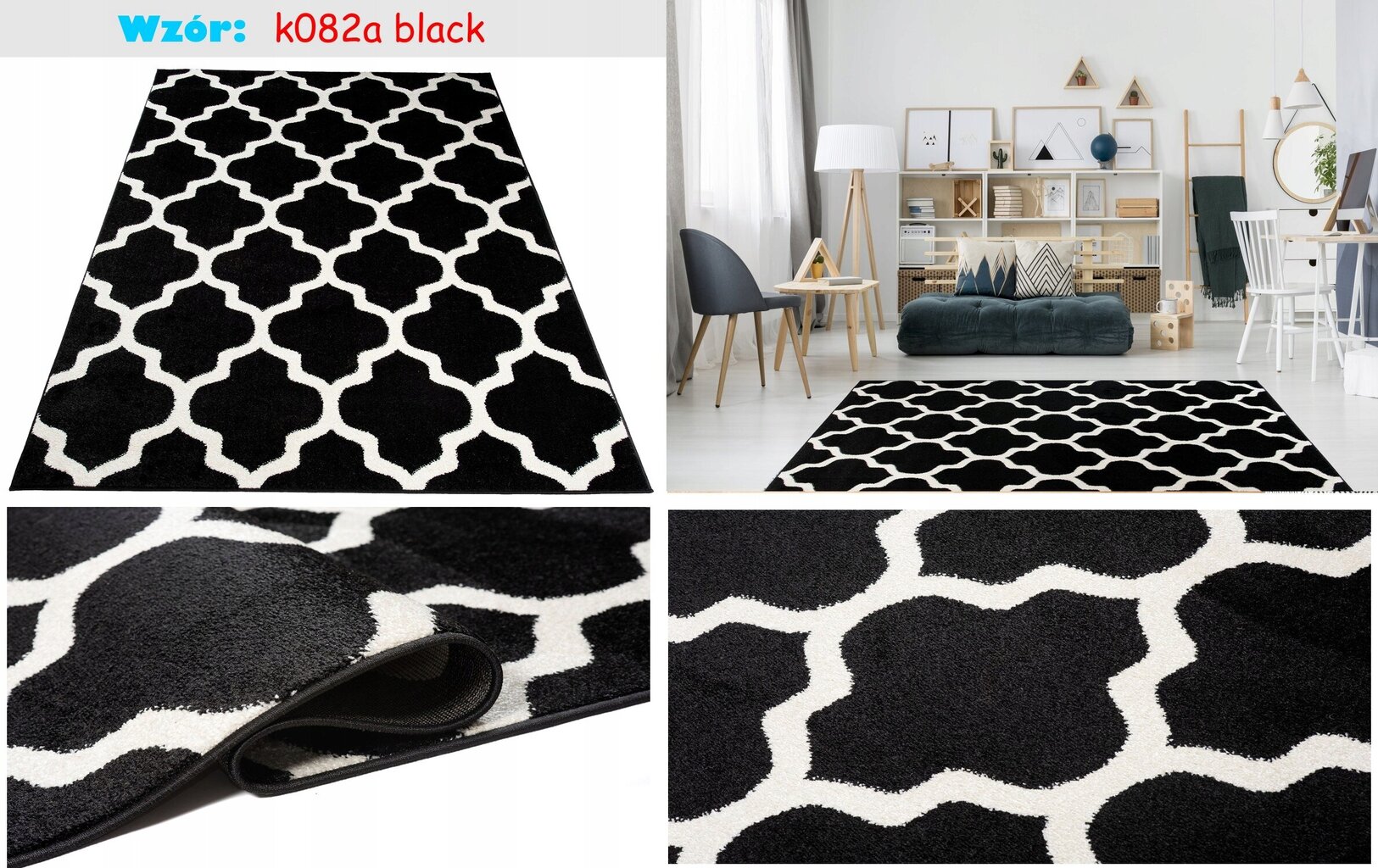 Kilimas Maroko dobilas 120x170cm kaina ir informacija | Kilimai | pigu.lt