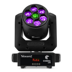 BeamZ Cobra 160 Spot 100W judanti galvutė su 6x 10W B-Eye kaina ir informacija | Dekoracijos šventėms | pigu.lt