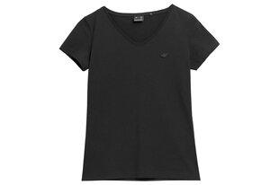 Marškinėliai moterims 4F, juodi kaina ir informacija | Marškinėliai moterims | pigu.lt