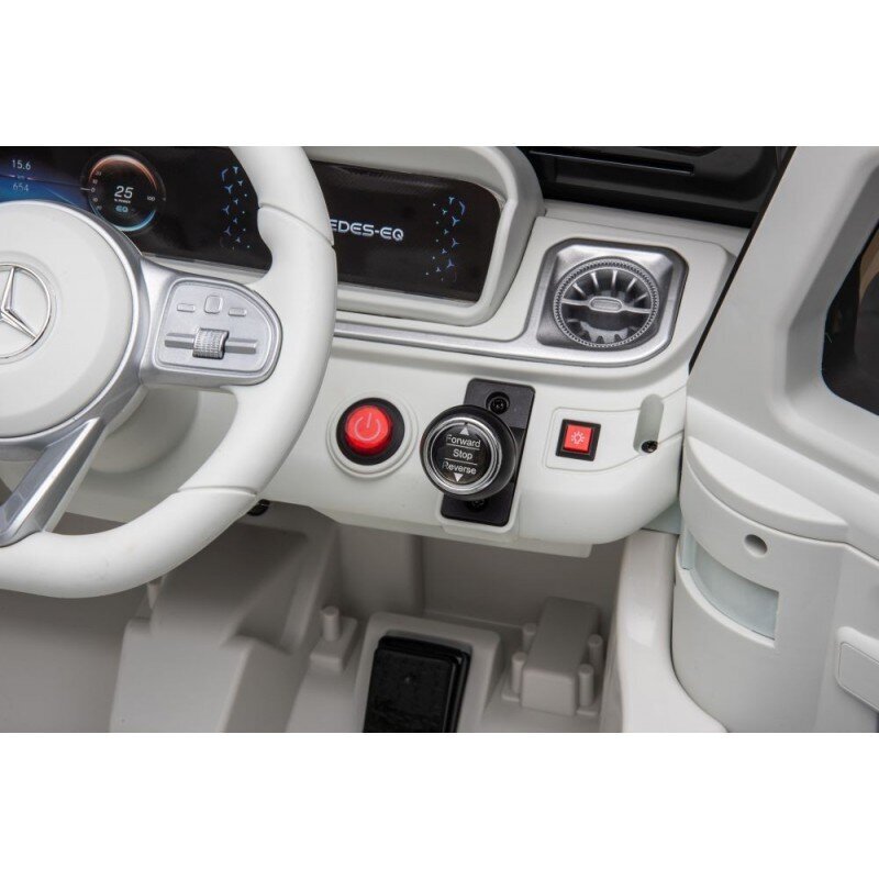 Vienvietis vaikišks elektromobilis Mercedes EQG 4x4, baltas цена и информация | Elektromobiliai vaikams | pigu.lt