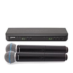 Система из 2 беспроводных микрофонов Shure BLX288E/B58-K3E цена и информация | Микрофоны | pigu.lt