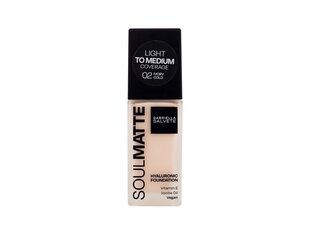 Makiažo pagrindas Gabriella Salvete Soulmatte Hyaluronic Foundation, 02 Cold Ivory, 30 ml kaina ir informacija | Makiažo pagrindai, pudros | pigu.lt